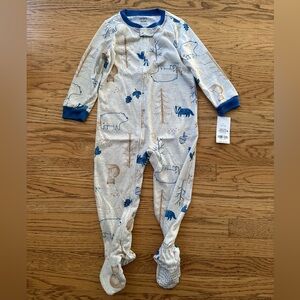 NWT Carter’s Woodland Creatures Footed Sleeper, size 2T